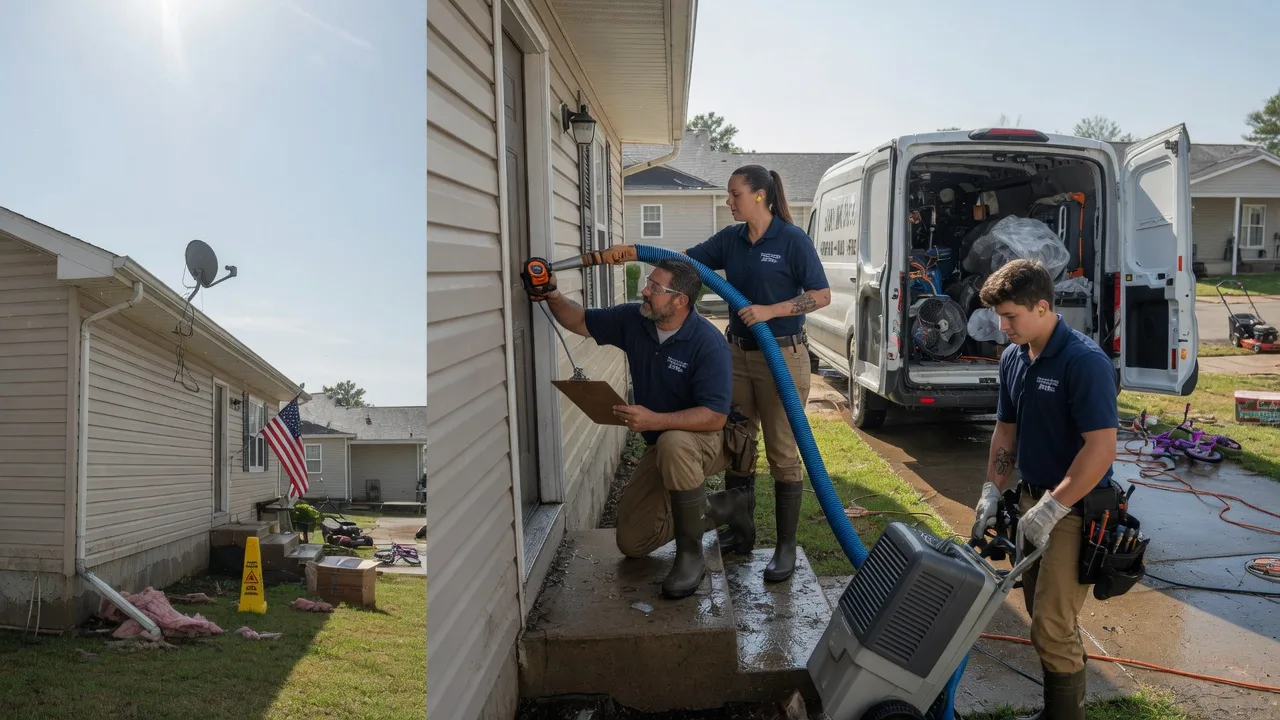 Ceiling Water Damage Restoration in Dayton, ID near me